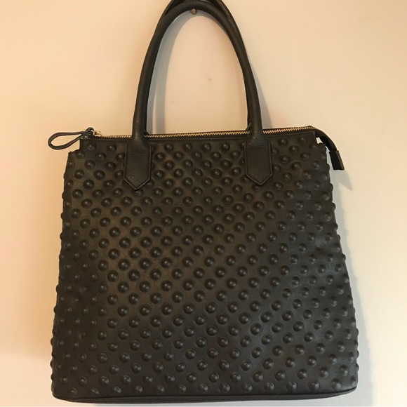 Poverty Flats Vegan Leather Bumpy Shoulder Bag - Picture 4 of 10